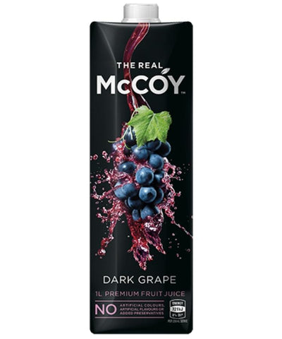The Real McCoy Dark Grape Juice 1L