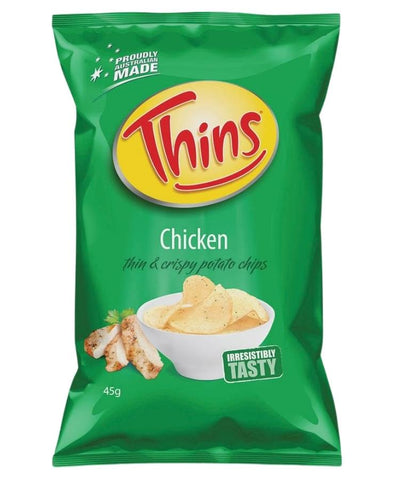 Thins Potato Chips Chicken 45g