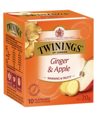 Twinings Ginger & Apple Tea 20g 10's