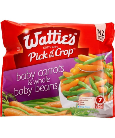 Watties Baby Carrots & Whole Baby Beans 750g