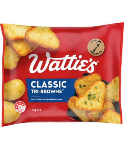 Watties Classic Tri Hash Browns 1Kg