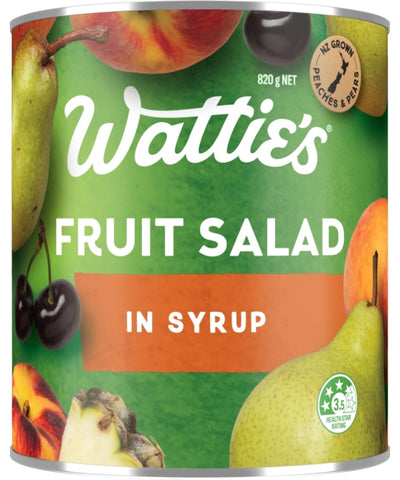 Watties Fruit Salad In Syrup 820g