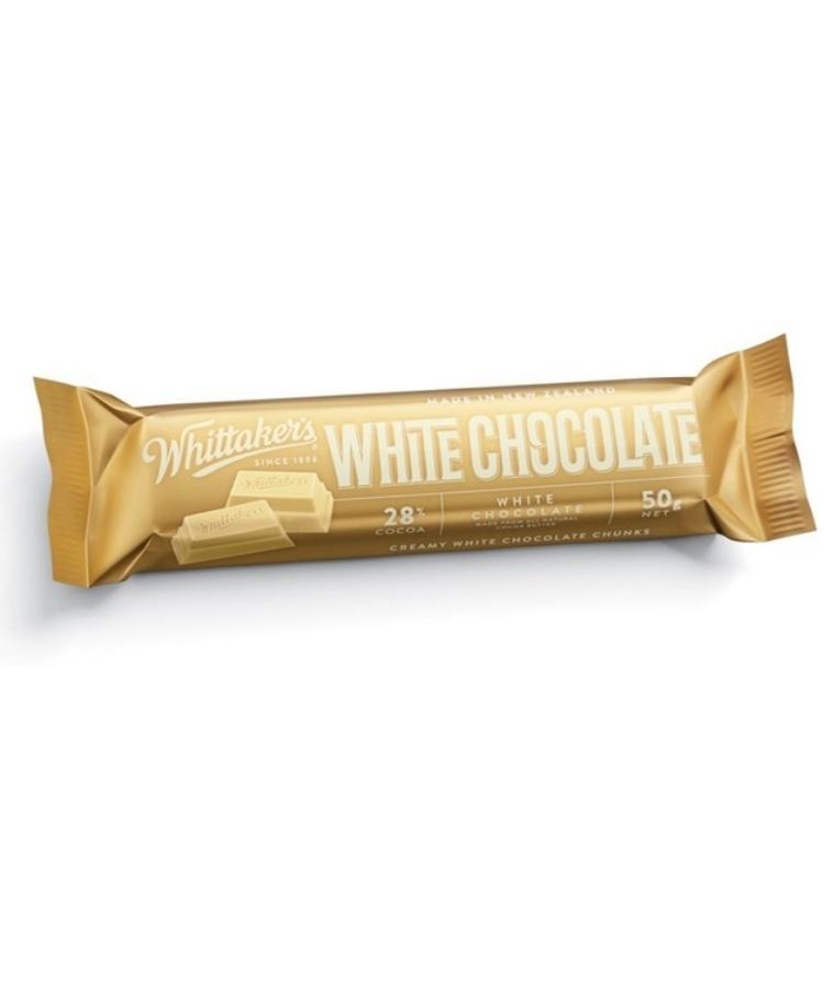 Whittakers Chunks White Chocolate 50g