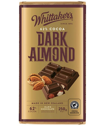 Whittakers Dark Almond 250g