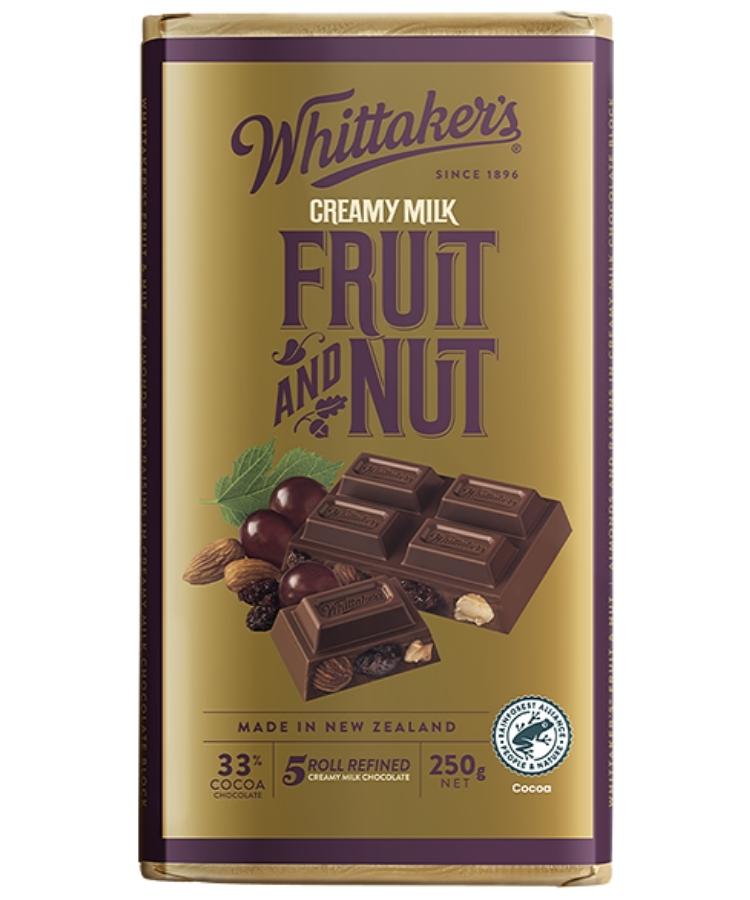 Whittakers Fruit & Nut 250g
