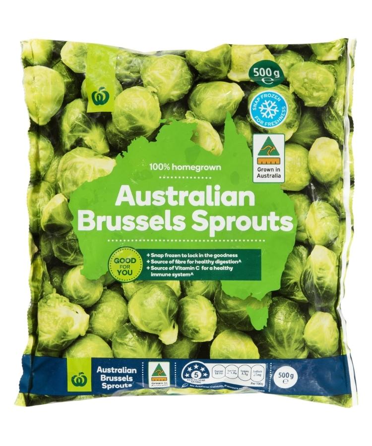 Woolworths Australian Brussels Sprouts 500g