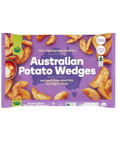 Woolworths Australian Potato Wedges 750g