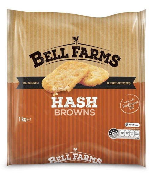 Woolworths Bell Farms Hash Browns 1Kg
