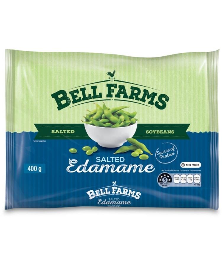 Woolworths Bell Farms Salted Edamame 400g