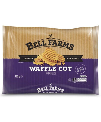 Woolworths Bell Farms Waffle Cut Fries 750g