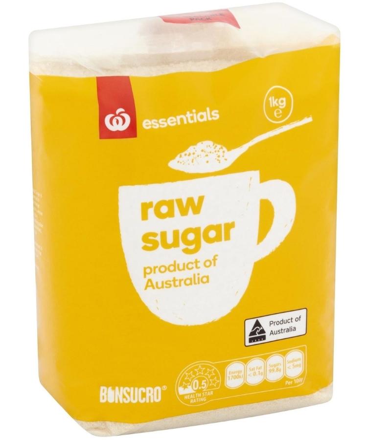 Woolworths Essentials Raw Sugar 1Kg