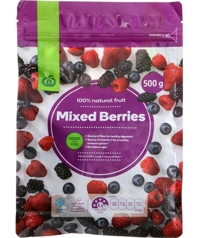 Woolworths Frozen Mixed Berries 500g