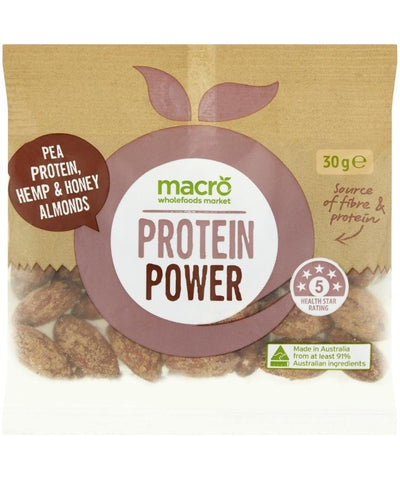Woolworths Macro Almonds Protein Power 30g