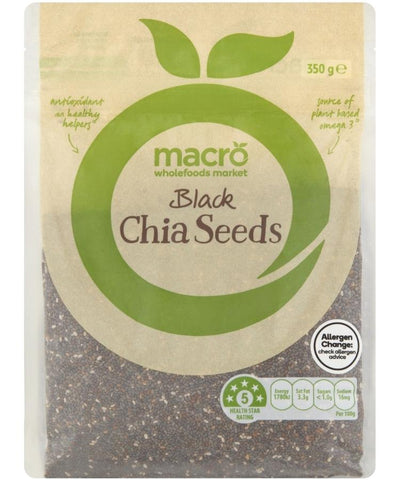 Woolworths Macro Black Chia Seeds 350g