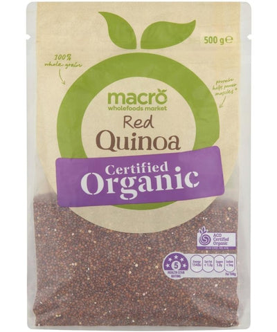 Woolworths Macro Red Organic Quinoa 500g