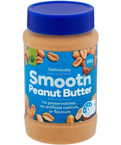 Woolworths Peanut Butter Smooth 500g