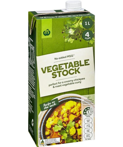 Woolworths Vegetable Stock 1L